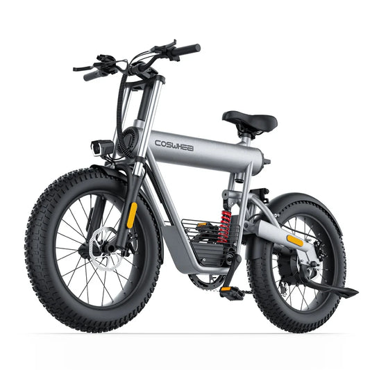 COSWHEEL Electric Bike Adults off Road Electric Motorcycle Bike 1000W Fat Tire Electric Bicycle,48V 20Ah Removable Battery Ebike