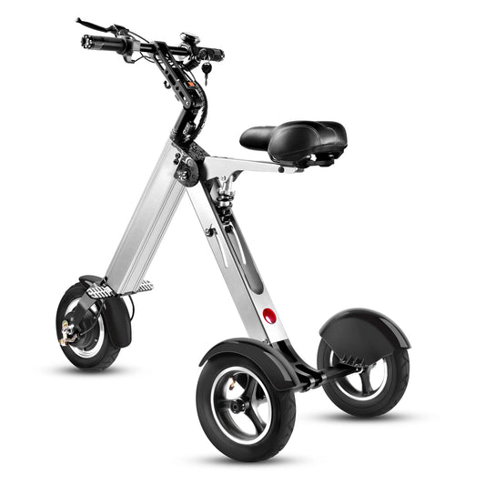 Topmate ES32 Electric Scooter 3 Wheels Foldable Trike with Seat for Adults, Light Weight Mobility with Reverse Function and Key