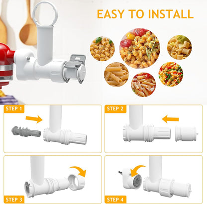 Pasta Maker Attachment for Kitchenaid Stand Mixer with 6 Interchangeabl