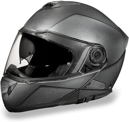 Daytona Helmets Glide Modular Motorcycle Helmet - DOT Approved Flip up Motorcycle Helmet - Bluetooth Ready Full Face Motorcycle Helmet with Dual Visors for Men, Women & Youth