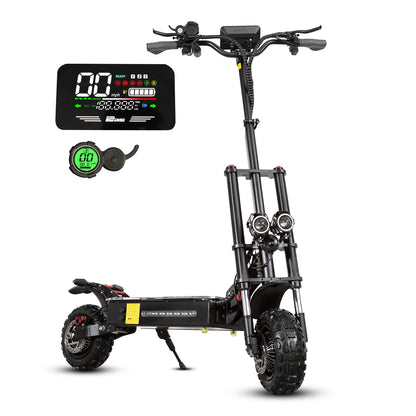 Arwibon Q12 PRO EU US UK Warehouse Adult Electric Scooter High Speed 80 Km/H 11 Inch 3000W Dual Motor 60V 38Ah Folding Electric