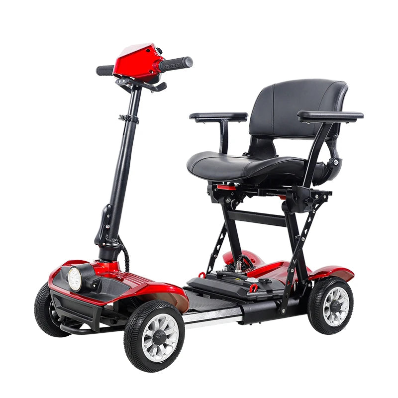 Four-Wheeled Mobility Scooter for Seniors,250W, 48V 13AH, 8Km/H, 18Km,265Lbs Max Range,2025 New E-Scooter
