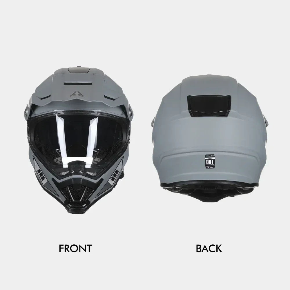 Motorcycle Full Face Dirt Bike ATV Dual Sports Helmet with GOPRO off Road Motorcross Helmet Casco Para Motos DOT ECE Approved