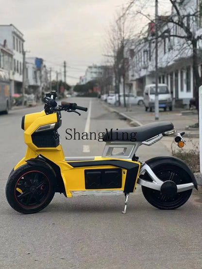 ZYH Three-Wheeled New Electric Motorcycle Battery Car Men'S and Women'S Sports Car Off-Road Vehicle