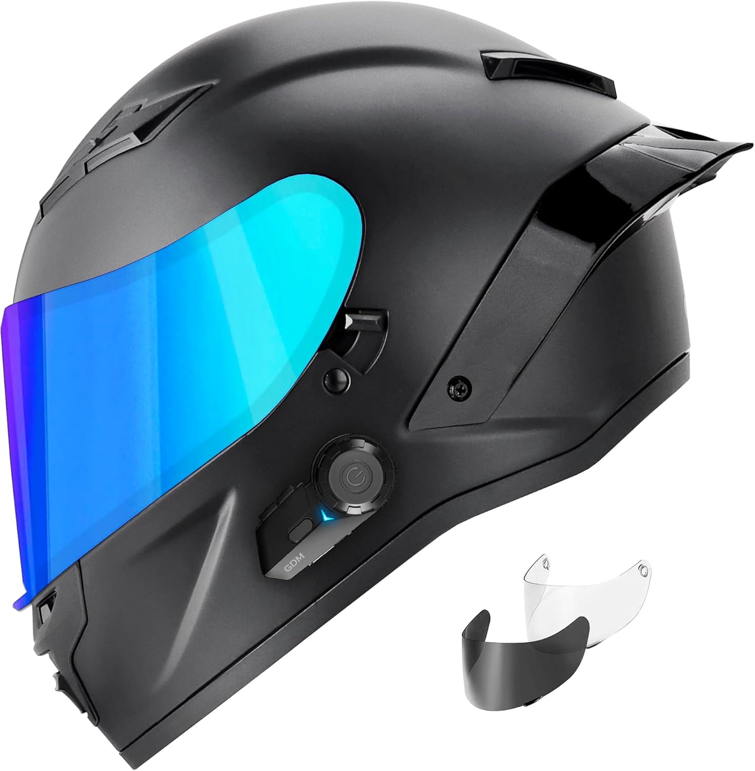 GDM Demon Motorcycle Helmet with Bluetooth