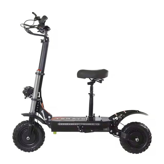 6000W High Power Adult Electric Scooter Off-Road Commute Foldable 60V 38Ah Large Battery 60 Miles Range 50 Mph Fast E-Scooter