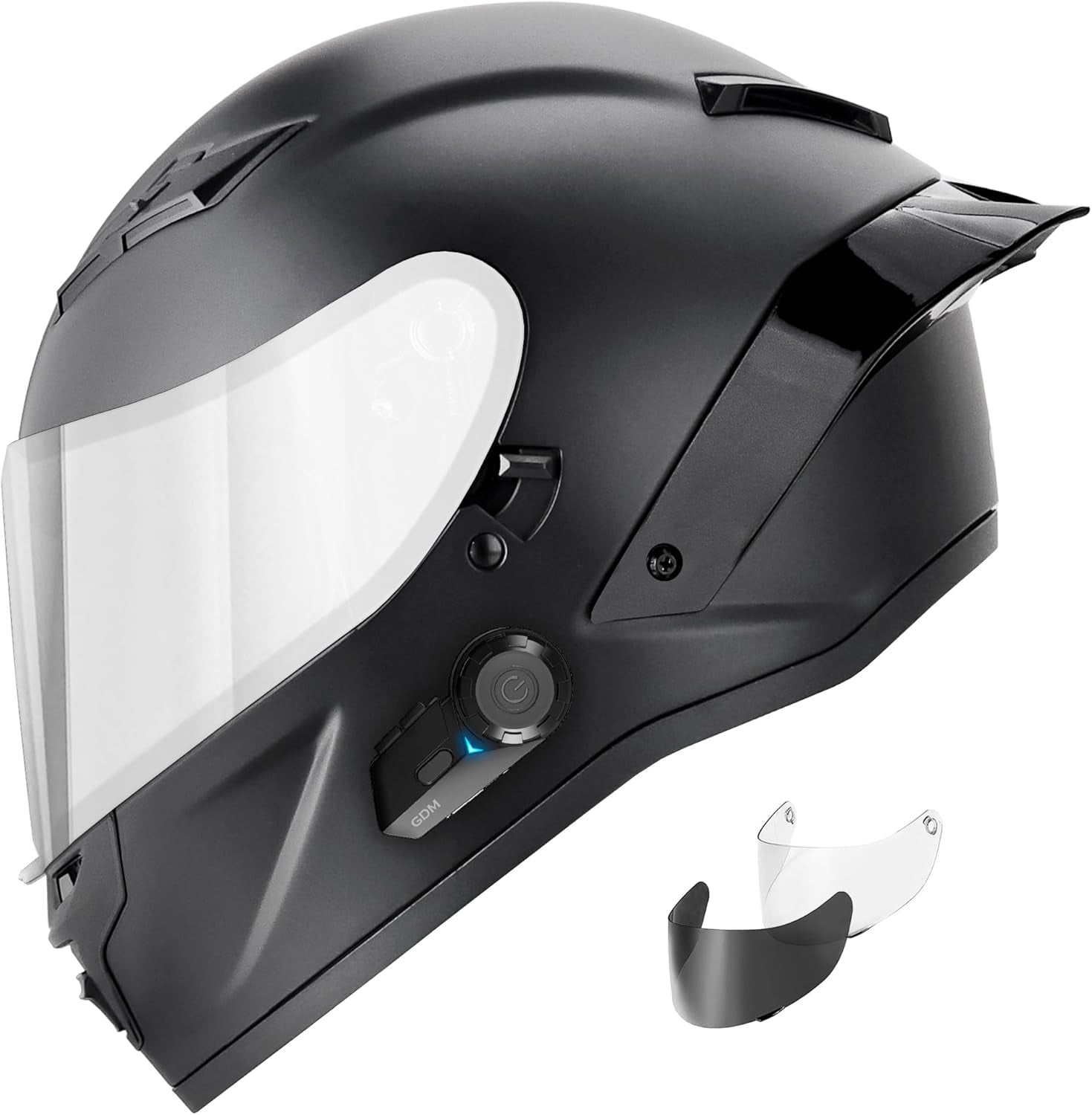 GDM Demon Motorcycle Helmet with Bluetooth