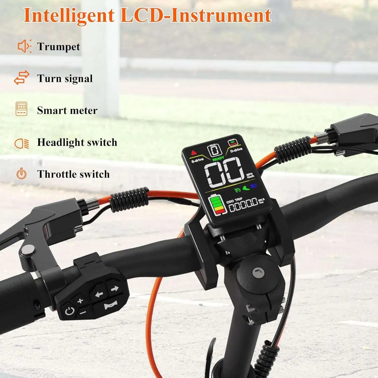 JOYOR S5-Z 10" Off-Road Electric Folding Scooter 600W Motor 48V 13Ah Battery